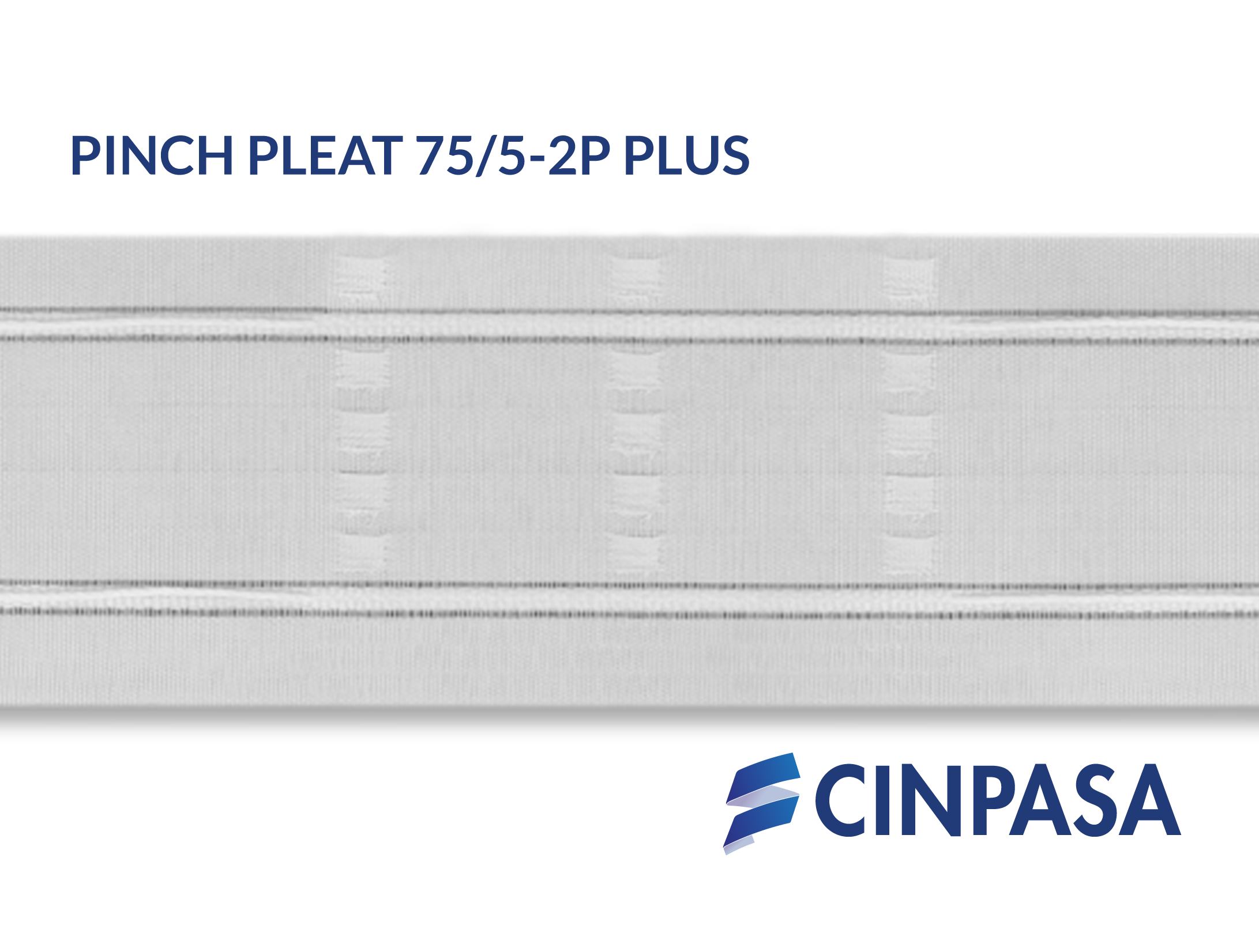  Cinta fruncidora Pinch Pleat - 2 Pliegues 